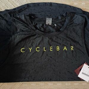 Spiritual Gangster Cyclebar tank with star pattern NWT